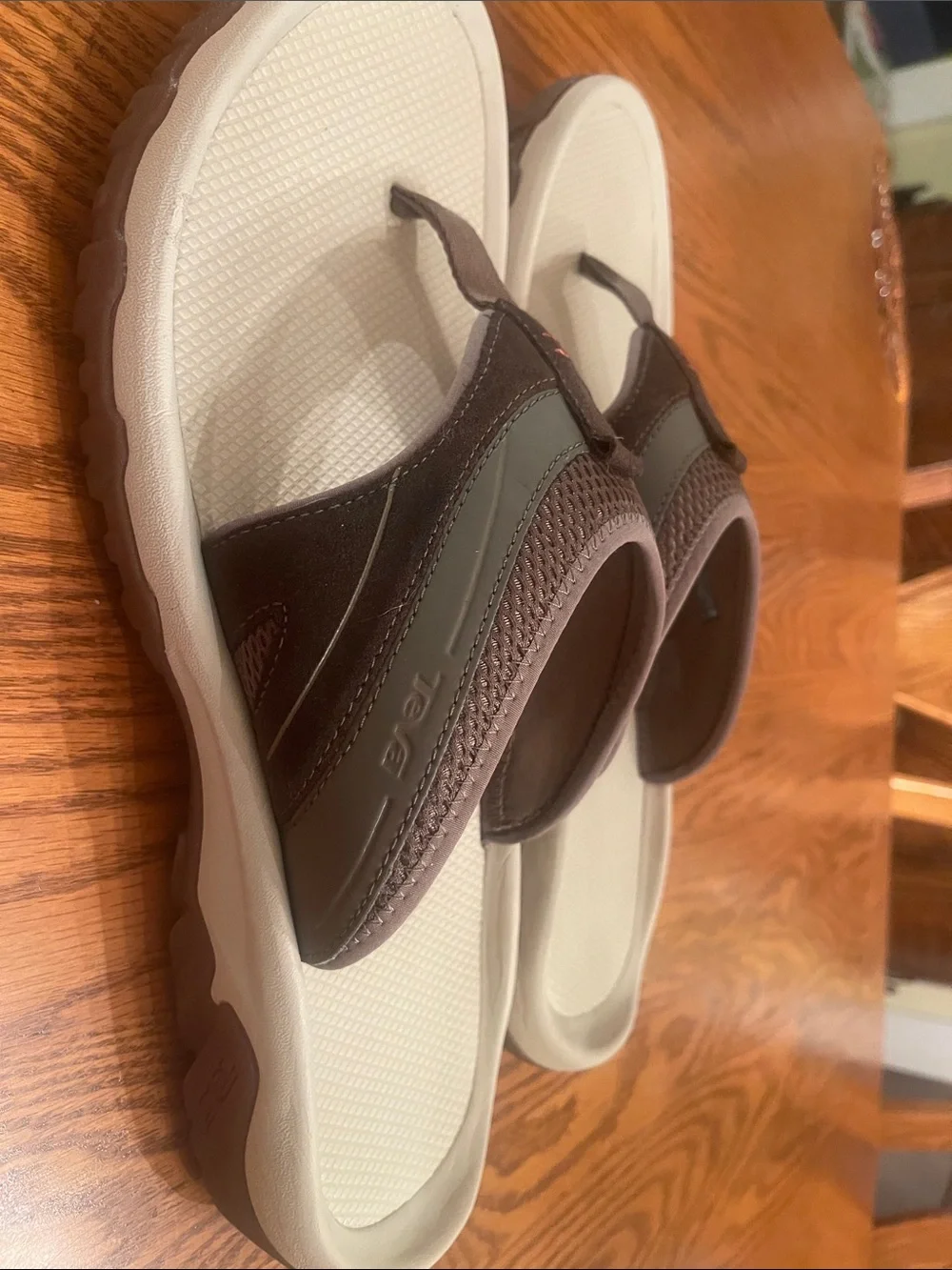 Teva Brown Rubber Tread Sandal Sole